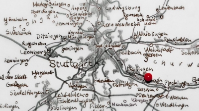 Skizze Karte Esslingen